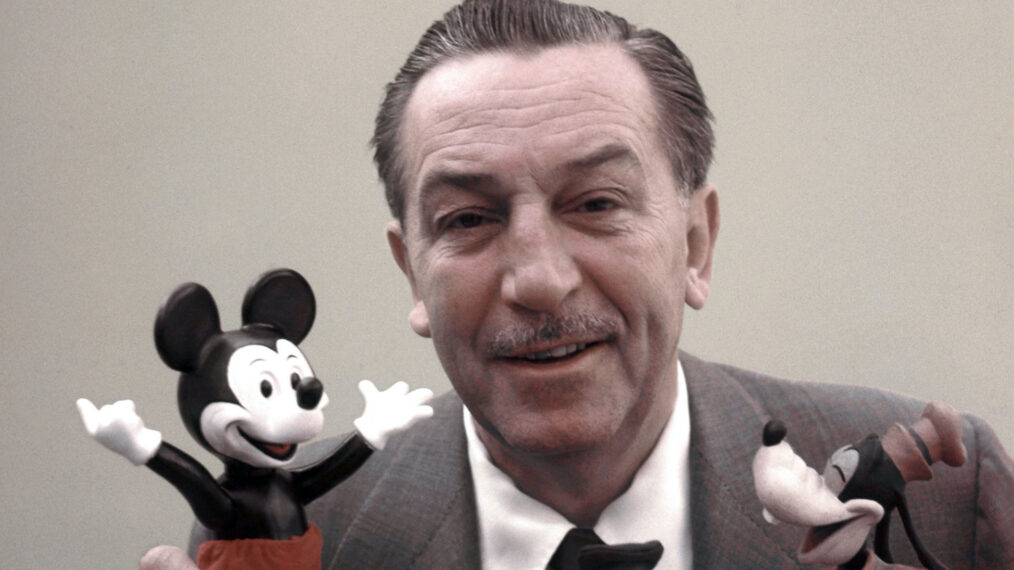 Walt Disney posiert für ein Porträt um 1955 in Los Angeles, Kalifornien.