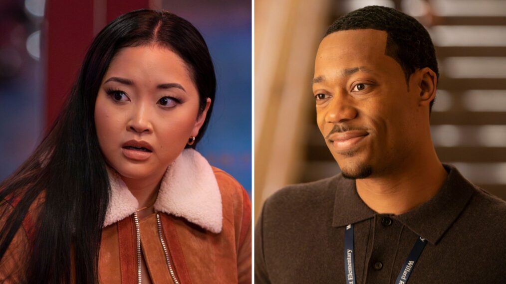 Lana Condor and Tyler James Williams in 'Abbott Elementary'