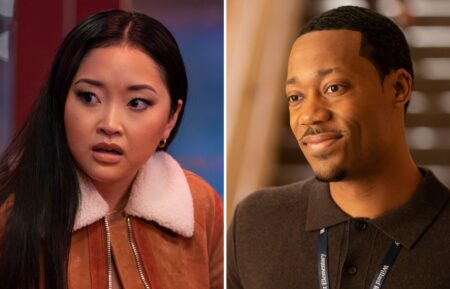 Lana Condor and Tyler James Williams in 'Abbott Elementary'