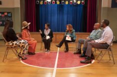 Janelle James, Cree Summer, Sheryl Lee Ralph, Lisa Ann Walter, William Stanford Davis, and Jerry Minor in 'Abbott Elementary' Season 3