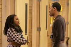 Quinta Brunson and Tyler James Williams in 'Abbott Elementary' Season 3