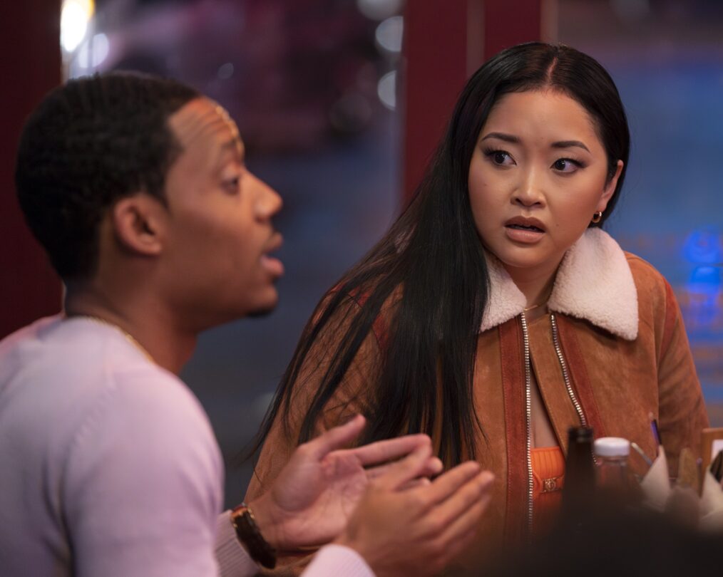 Tyler James Williams and Lana Condor in 'Abbott Elementary' - Season 3 - 'Double Date'