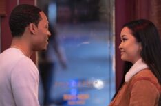 Tyler James Williams and Lana Condor in 'Abbott Elementary' Season 3