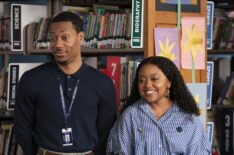 Tyler James Williams and Quinta Brunson in 'Abbott Elementary' Season 3