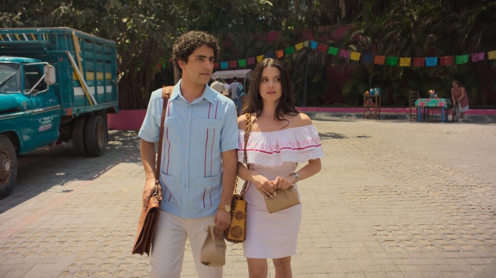 Enrique Arrizon and Camila Perez in 'Acapulco' Season 3
