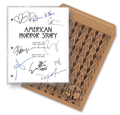AHS Autographed Screenplay Collectible