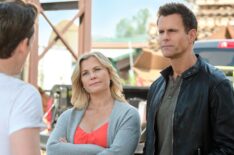 Alison Sweeney and Cameron Mathison in 'A Zest for Death: A Hannah Swensen Mystery'