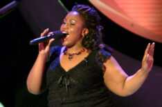 Contestant Mandisa (aka Mandisa Hundley) competes on 'American Idol' Season 5 (aired March 14, 2006)
