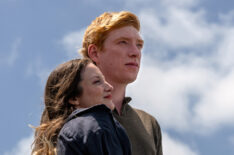 Andrea Roseborough and Domhnall Gleeson in 'Alice & Jack'