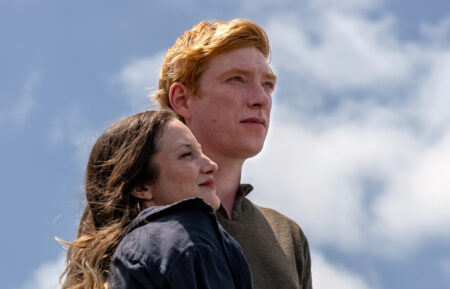 Andrea Roseborough and Domhnall Gleeson in 'Alice & Jack'