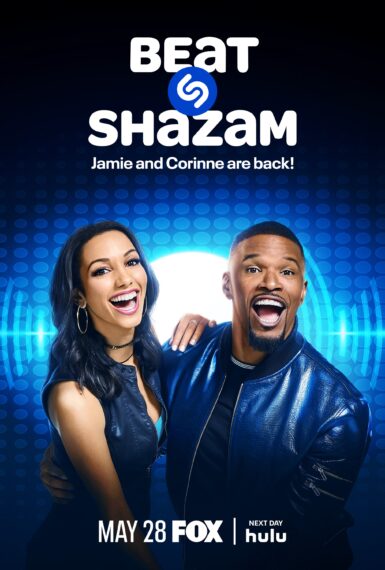 Jamie Foxx and Corinne Foxx in 'Beat Shazam' cover art