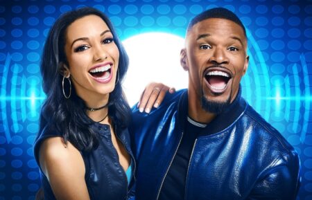 Jamie Foxx and Corinne Foxx in 'Beat Shazam' cover art