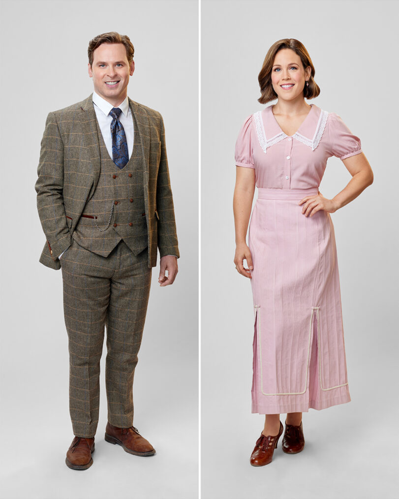 Ben Rosenbaum and Erin Krakow on 'When Calls the Heart'