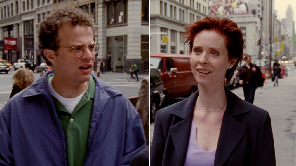 Ben Weber and Cynthia Nixon