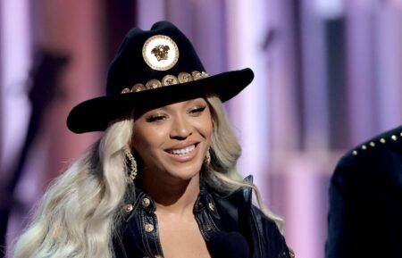 Beyoncé accepts the Innovator Award onstage during the 2024 iHeartRadio Music Awards