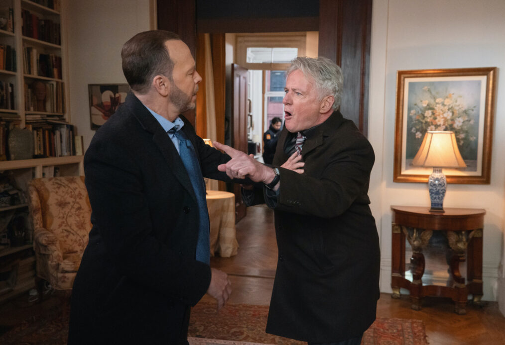 Donnie Wahlberg as Danny Reagan and Aidan Quinn as Det. Gus Vanderlip in 'Blue Bloods' Season 14 Episode 10 ' 'The Heart of a Saturday Night'