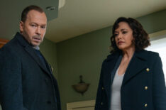 Donnie Wahlberg as Danny Reagan and Marisa Ramirez as Maria Baez in in 'Blue Bloods' Season 14 Episode 8 - 'Wicked Games'