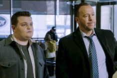 Andrew Terraciano as Sean Reagan and Donnie Wahlberg as Danny Reagan in 'Blue Bloods' Season 14 Episode 9 ' 'Two of a Kind'