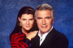 Kimberlin Brown and John McCook in The Bold and the Beautiful