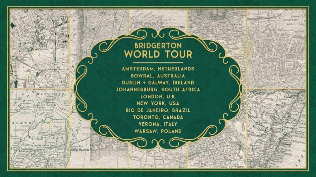 'Bridgerton' Season 3 world tour locations 