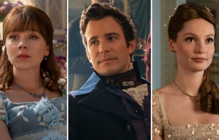 Claudia Jessie as Eloise, Luke Thompson as Benedict, and Hannah Dodd as Francesca as possible 'Bridgerton' Season 4 leads