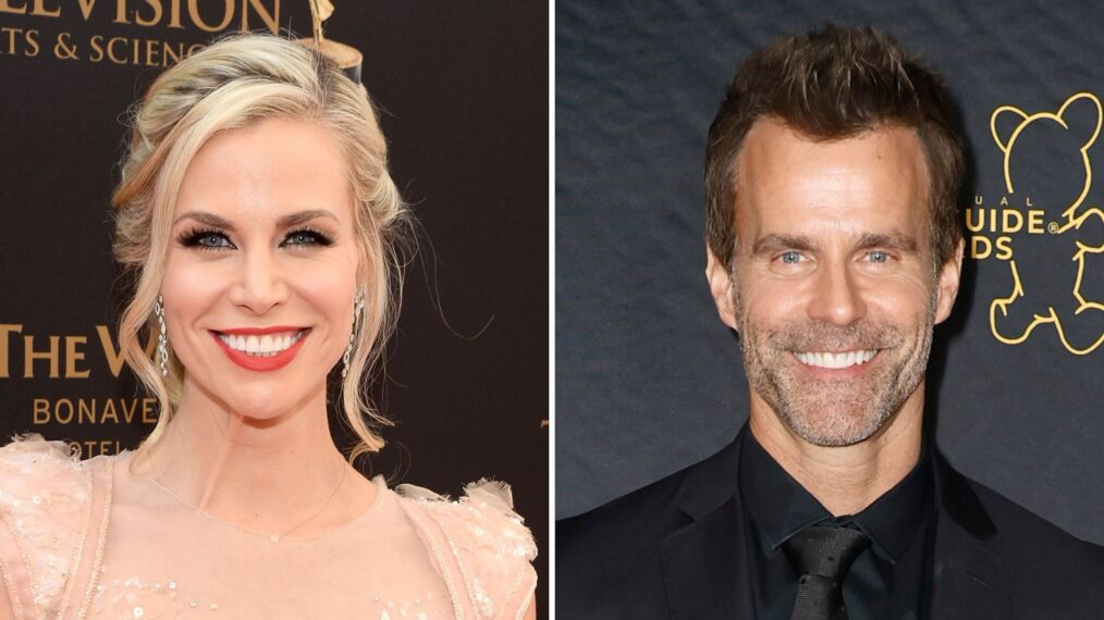 Brooke Burns and Cameron Mathison