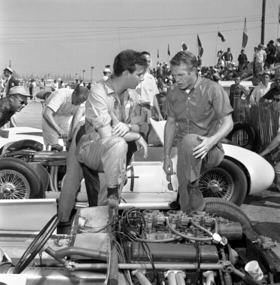 Bruce Kessler with Steve McQueen