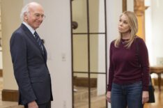 Larry David and Cheryl Hines in 'Curb Your Enthusiasm'