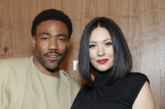 Donald Glover and Michelle White attend the 'Mr. & Mrs. Smith' red carpet premiere