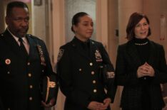Wendell Pierce as Captain C.W. Wagner, Carra Patterson as Officer Kaya Blanke, Carrie Preston as Elsbeth Tascioni — 'Elsbeth' Episode 3