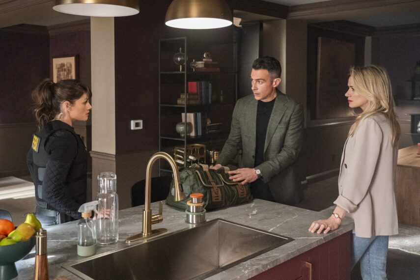 Missy Peregrym as Special Agent Maggie Bell, John Boyd as Special Agent Stuart Scola, and Shantel VanSanten as Special Agent Nina Chase — 'FBI' Season 6 Episode 9 