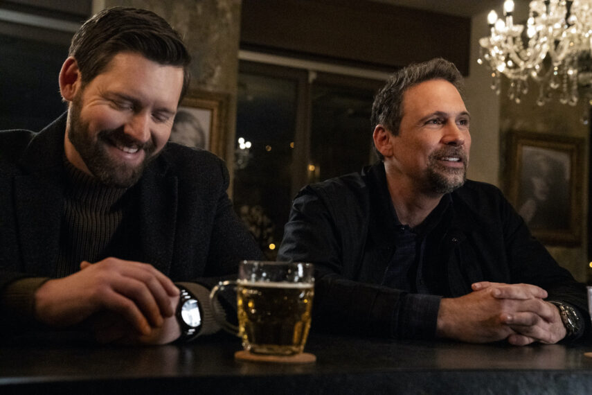 Luke Kleintank as Special Agent Scott Forrester and Jeremy Sisto as Assistant Special Agent in Charge Jubal Valentine — 'FBI: International' Season 3 Episode 8