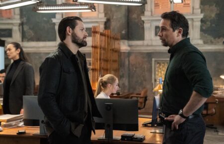 Luke Kleintank as Special Agent Scott Forrester and Jeremy Sisto as Assistant Special Agent in Charge Jubal Valentine — 'FBI: International' Season 3 Episode 8