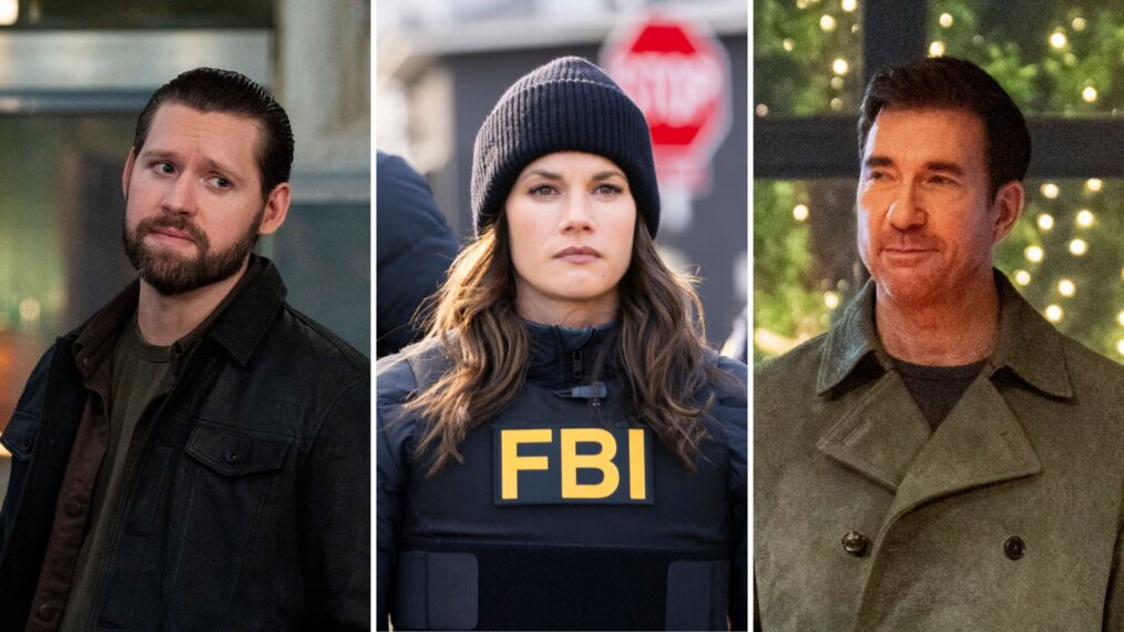 Luke Kleintank of 'FBI: International,' Missy Peregrym of 'FBI,' and Dylan McDermott of 'FBI: Most Wanted'