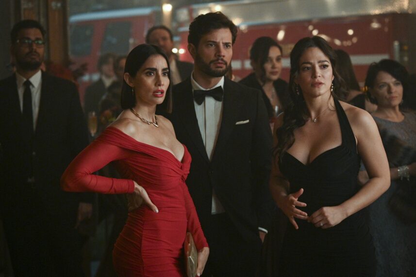 Paola Nunez as Roberta, Rafael De La Fuente as Diego Moreno, and Stephanie Arcila as Gabriela Perez in 'Fire Country' Season 2 Episode 8 "It's Not Over"