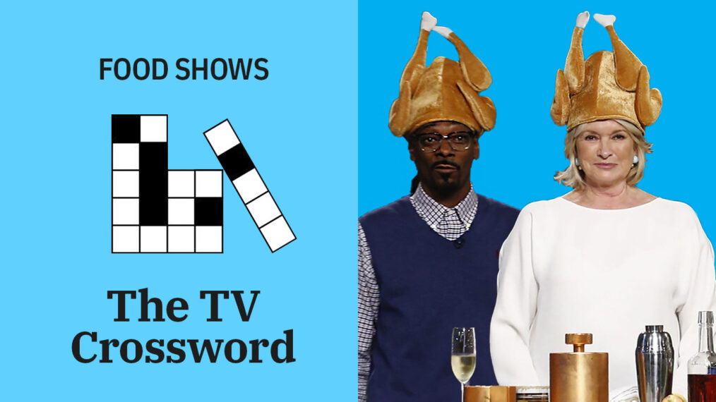 Play the TV Food Shows Crossword (Snoop Dogg and Martha Stewart)