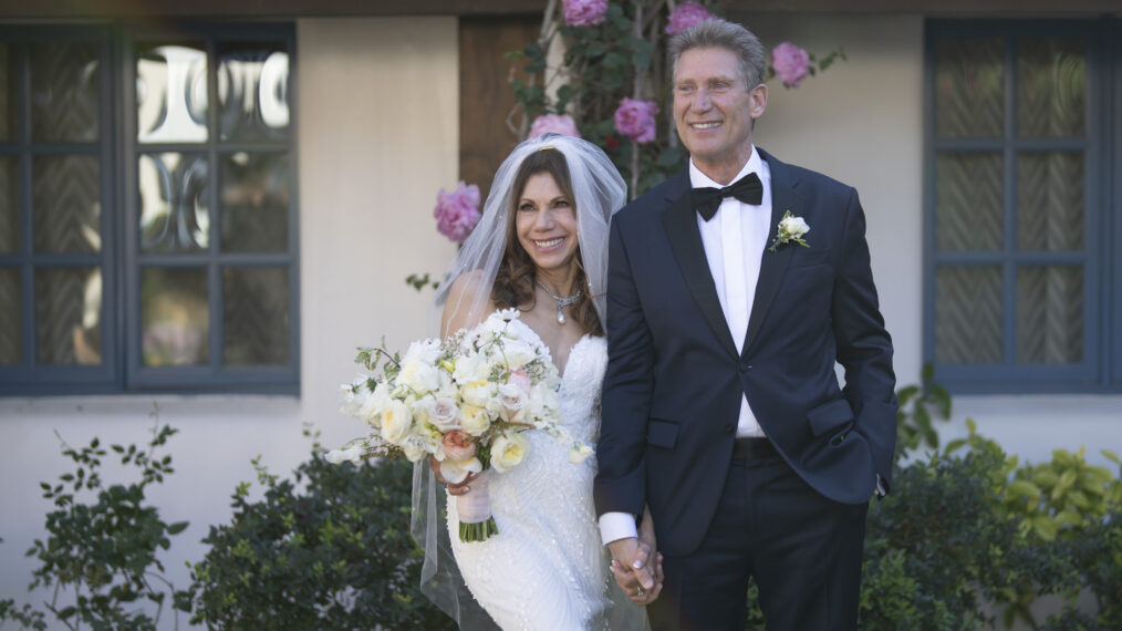 Gerry Turner and Theresa Nist at their televised wedding