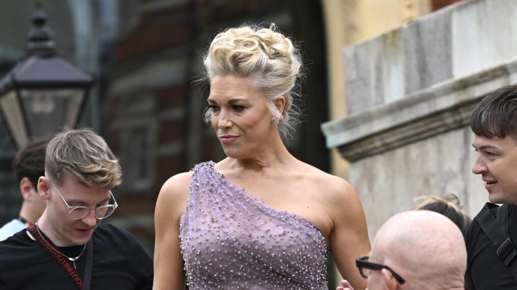 Hannah Waddingham arrives at the Olivier Awards 2024