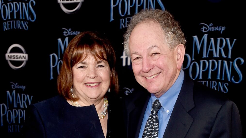 Ina and Jeffrey Garten on red carpet