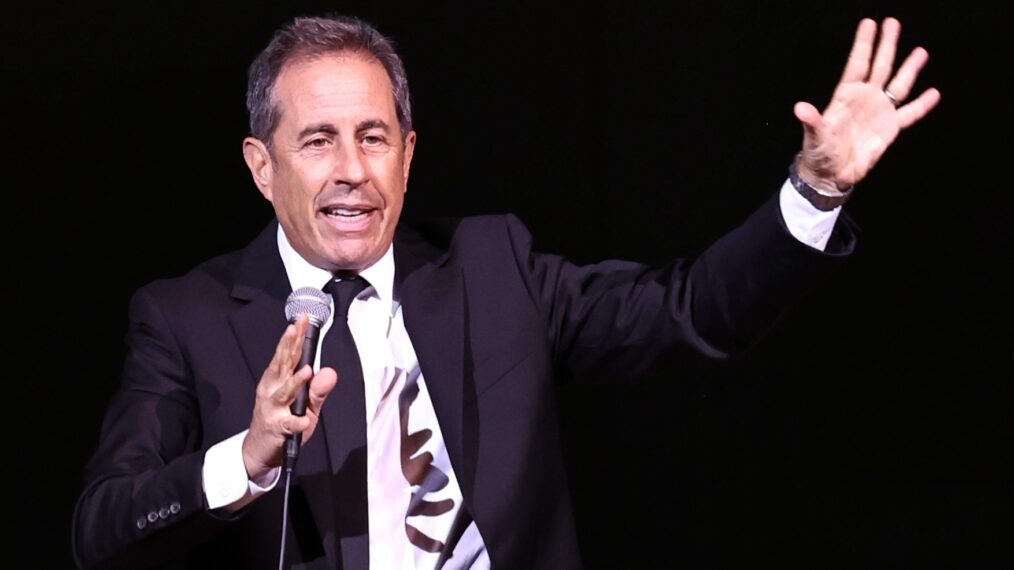 Jerry Seinfeld on stage