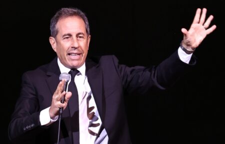 Jerry Seinfeld on stage