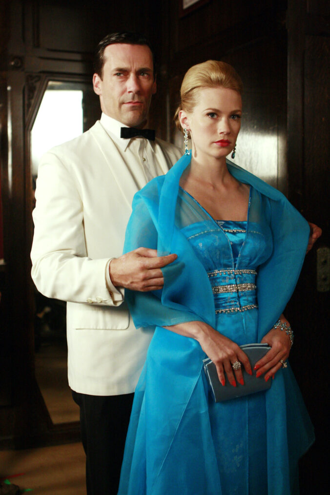 Jon Hamm and January Jones on 'Mad Men'