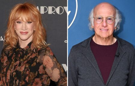 Kathy Griffin and Larry David