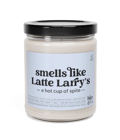 Latte Larry's Scented Candle