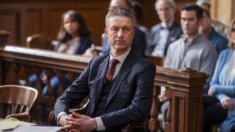 Peter Scanavino as A.D.A Dominick 'Sonny' Carisi Jr. in 'Law & Order: SVU' Season 25 Episode 10 'Combat Fatigue'