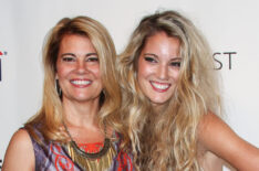 Lisa Whelchel and Clancy Cauble attend the 2014 PaleyFest Fall TV preview of 'The Facts Of Life' 35th anniversary reunion at The Paley Center