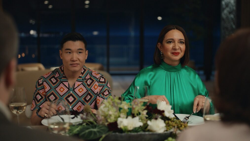 Joel Kim Booster and Maya Rudolph in Loot Season 2 