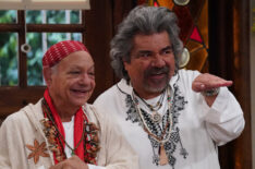 Cheech Marin as Carlos, George Lopez as George in 'Lopez vs Lopez' Season 2 - 'Lopez vs Let It Go'