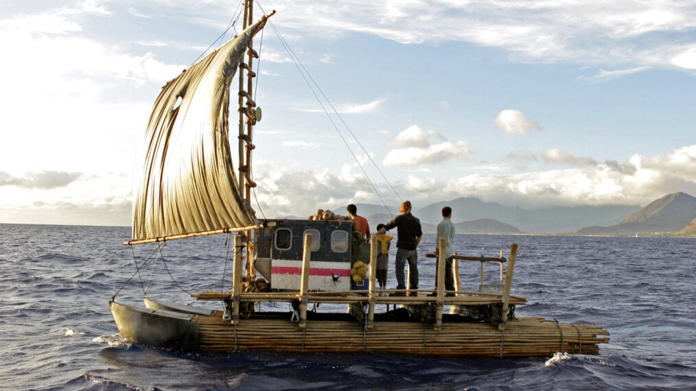 The survivors' raft in 'Lost'