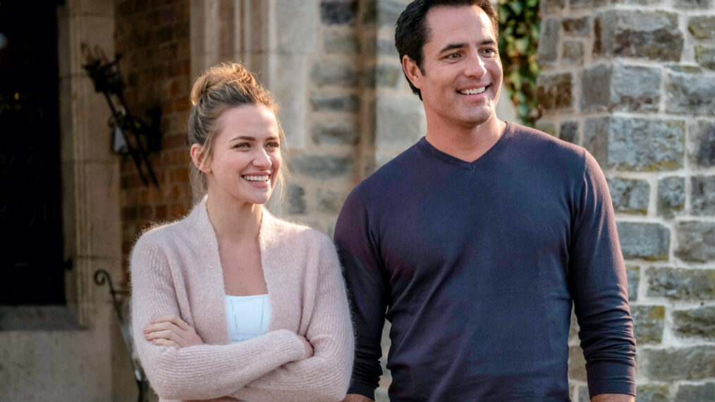 Shantel VanSanten and Victor Webster in 'Love Blossoms'